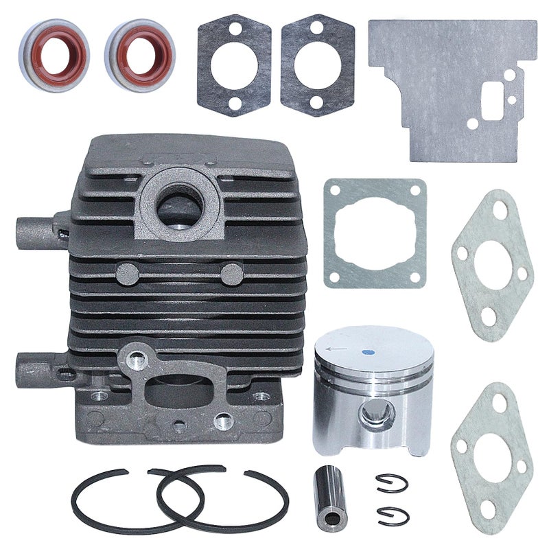 AUMEL 34mm Cylinder Piston Pin Ring Gasket Kit for Stihl FS75 FS85 FC75 FC85 FH75 FR85 HL75 HL75K HT70 HT75 KA85 KR85 KW85 SP81 SP85 Trimmer Replace #4137 020 1202. - Image 1